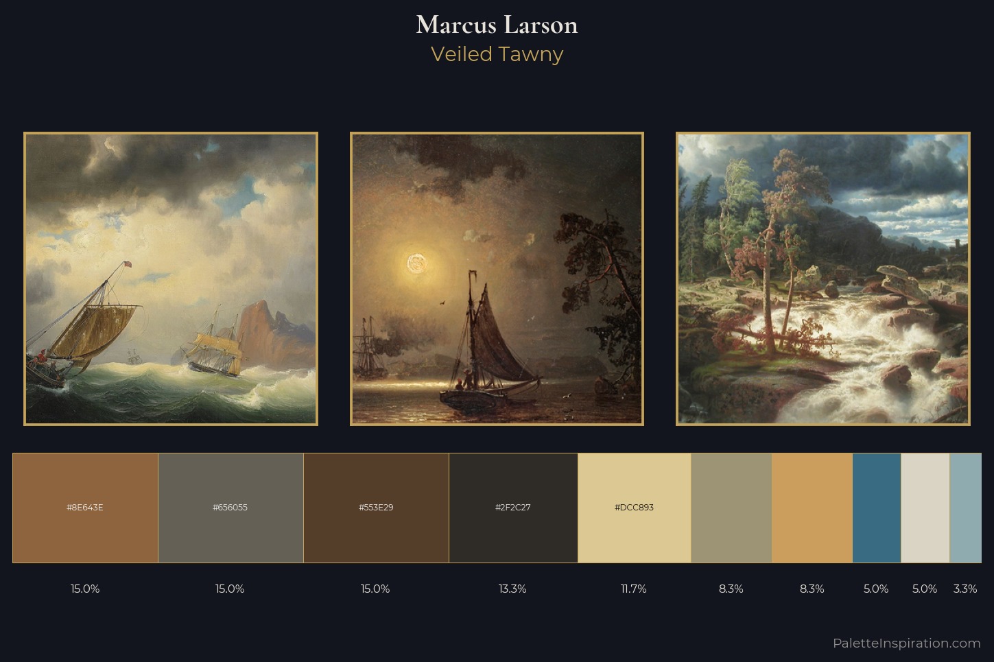 Marcus Larson Master Palette — Veiled Tawny
