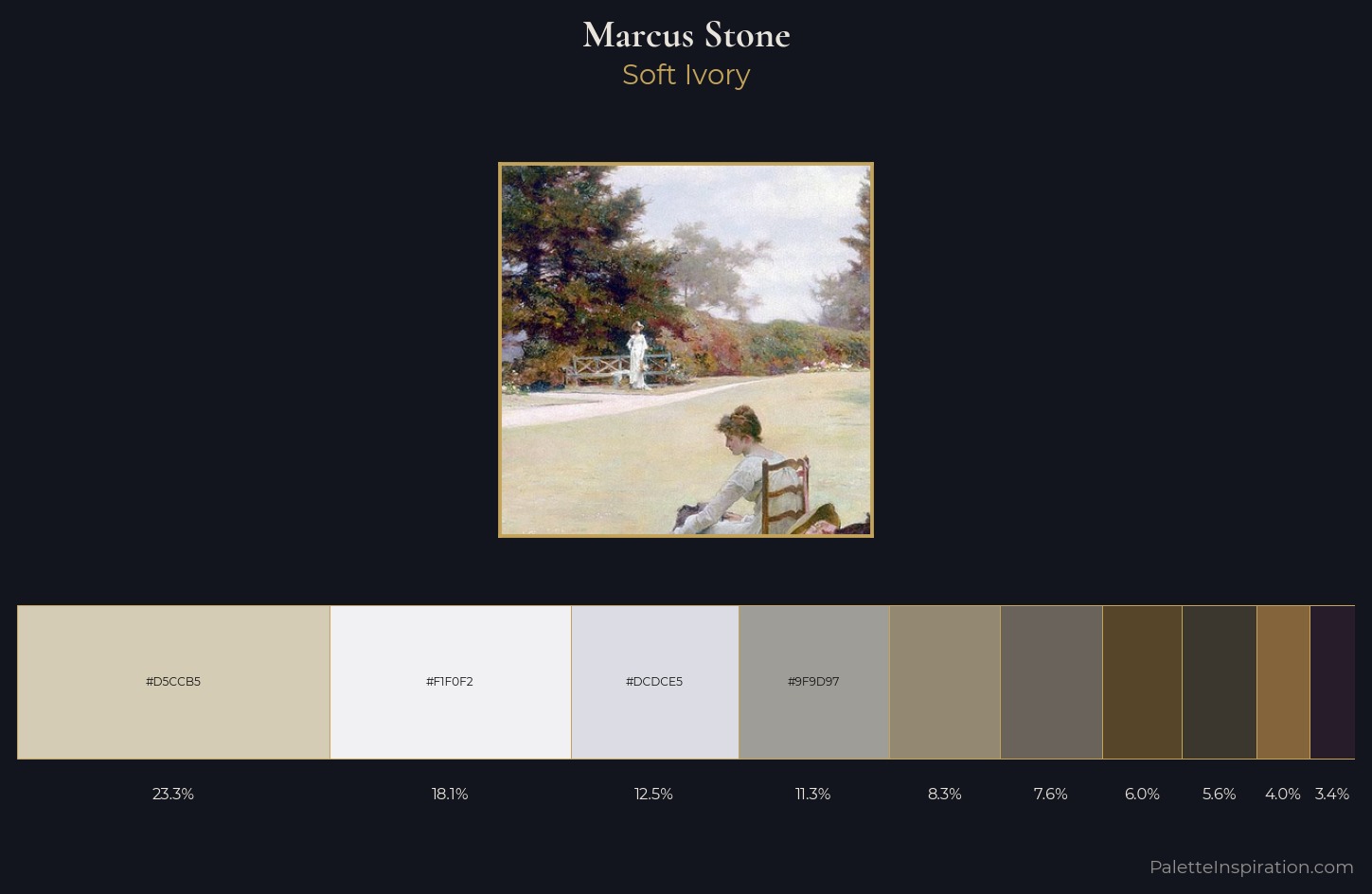 Marcus Stone Palette 1 — Soft Ivory