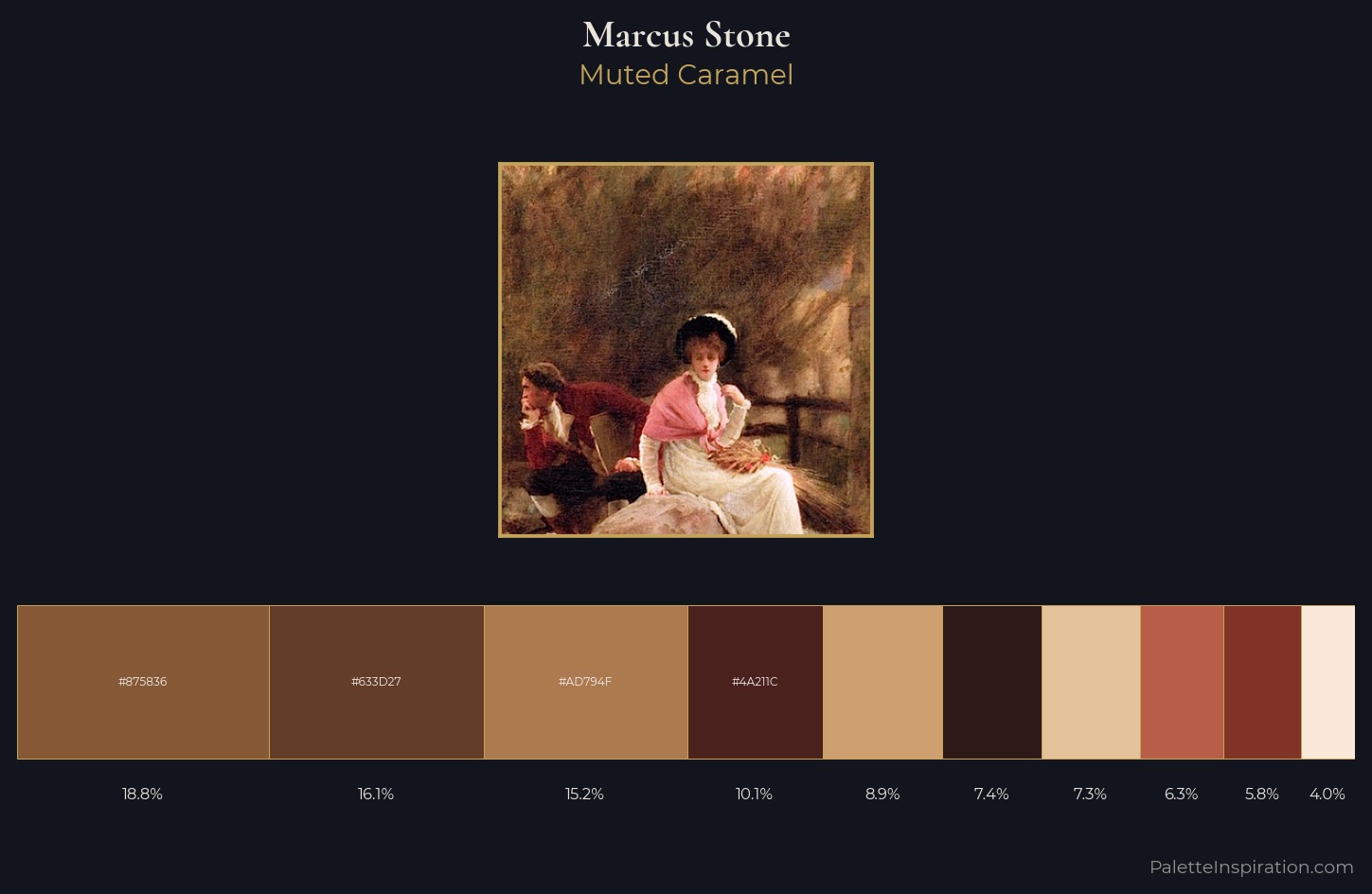 Marcus Stone Palette 2 — Muted Caramel