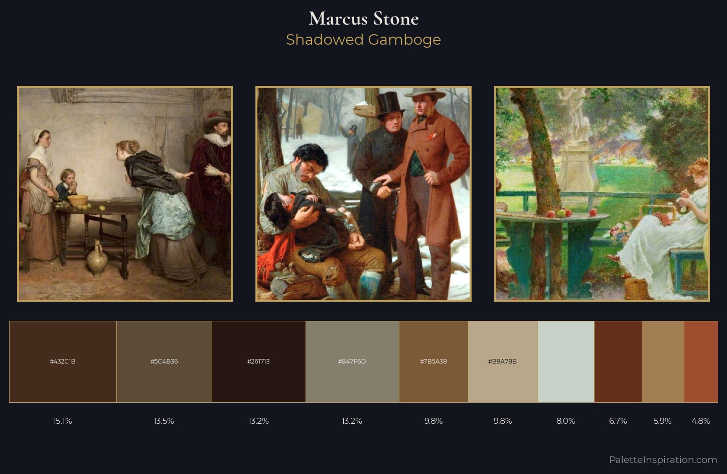 Marcus Stone Palette 3 — Shadowed Gamboge