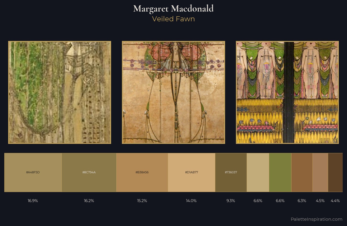 Margaret Macdonald Palette 2 — Veiled Fawn