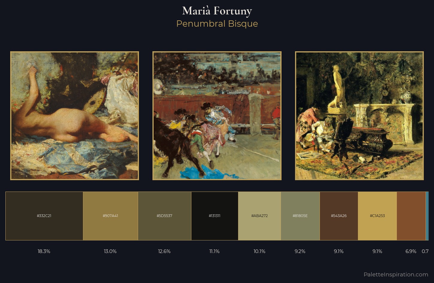 Marià Fortuny Palette 8 — Penumbral Bisque