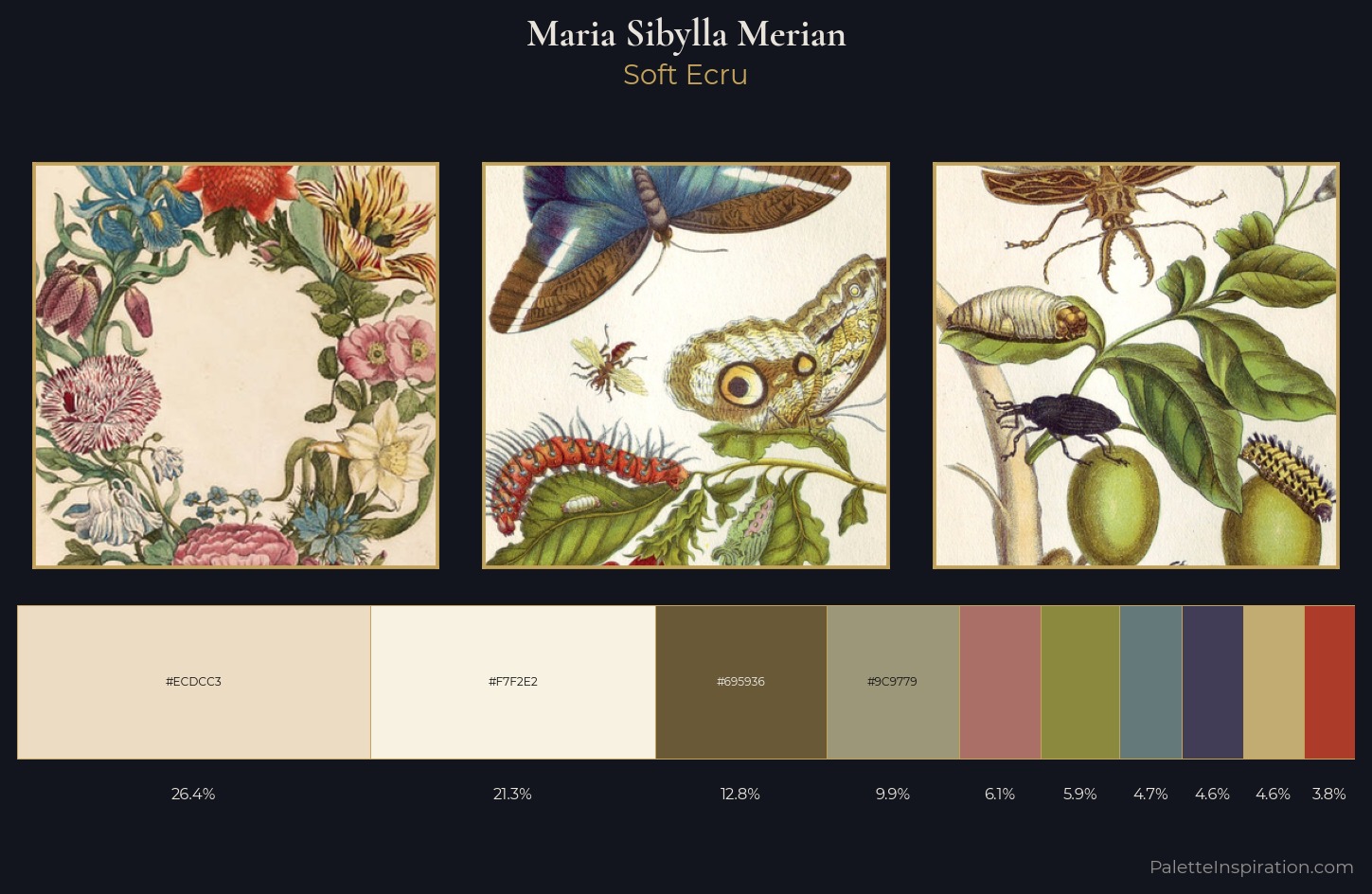 Maria Sibylla Merian Palette 2 — Soft Ecru