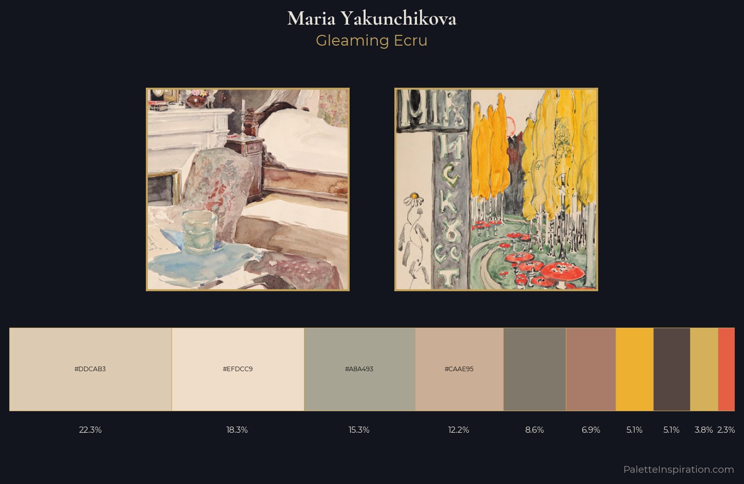 Maria Yakunchikova Palette 1 — Gleaming Ecru