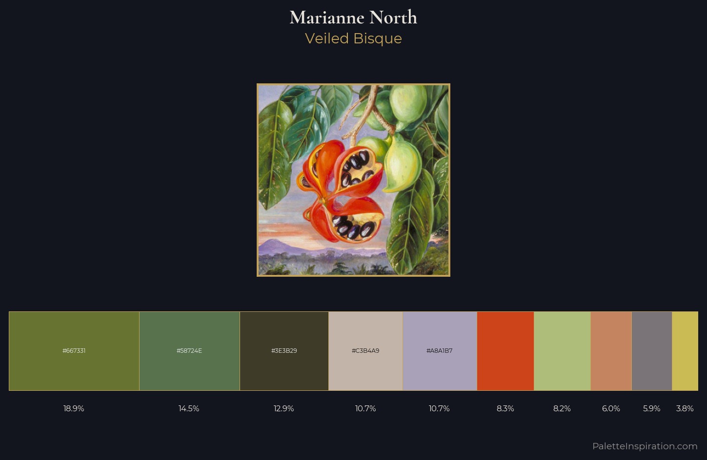 Marianne North Palette 4 — Veiled Bisque