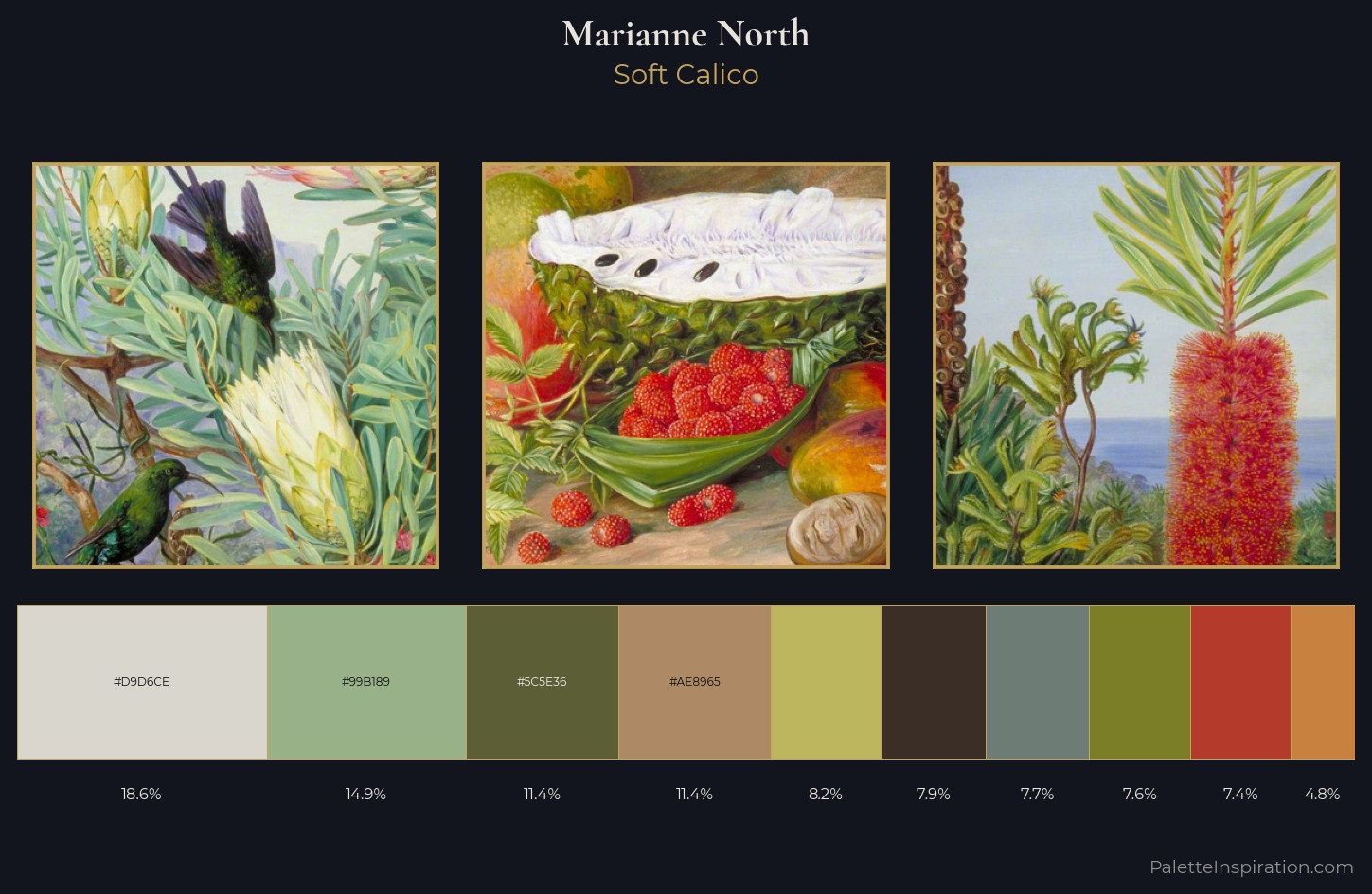 Marianne North Palette 7 — Soft Calico