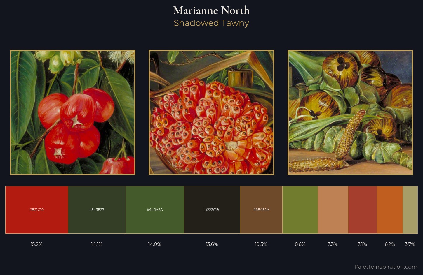 Marianne North Palette 11 — Shadowed Tawny