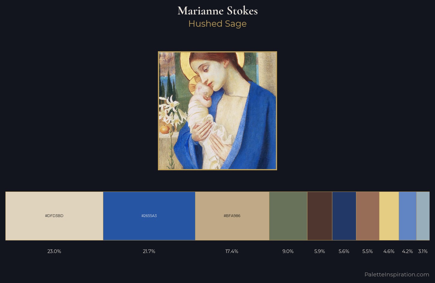 Marianne Stokes Palette 3 — Hushed Sage