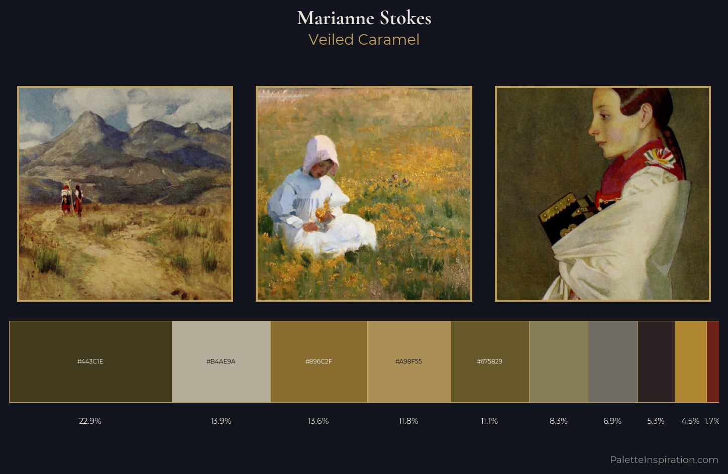 Marianne Stokes Palette 6 — Veiled Caramel