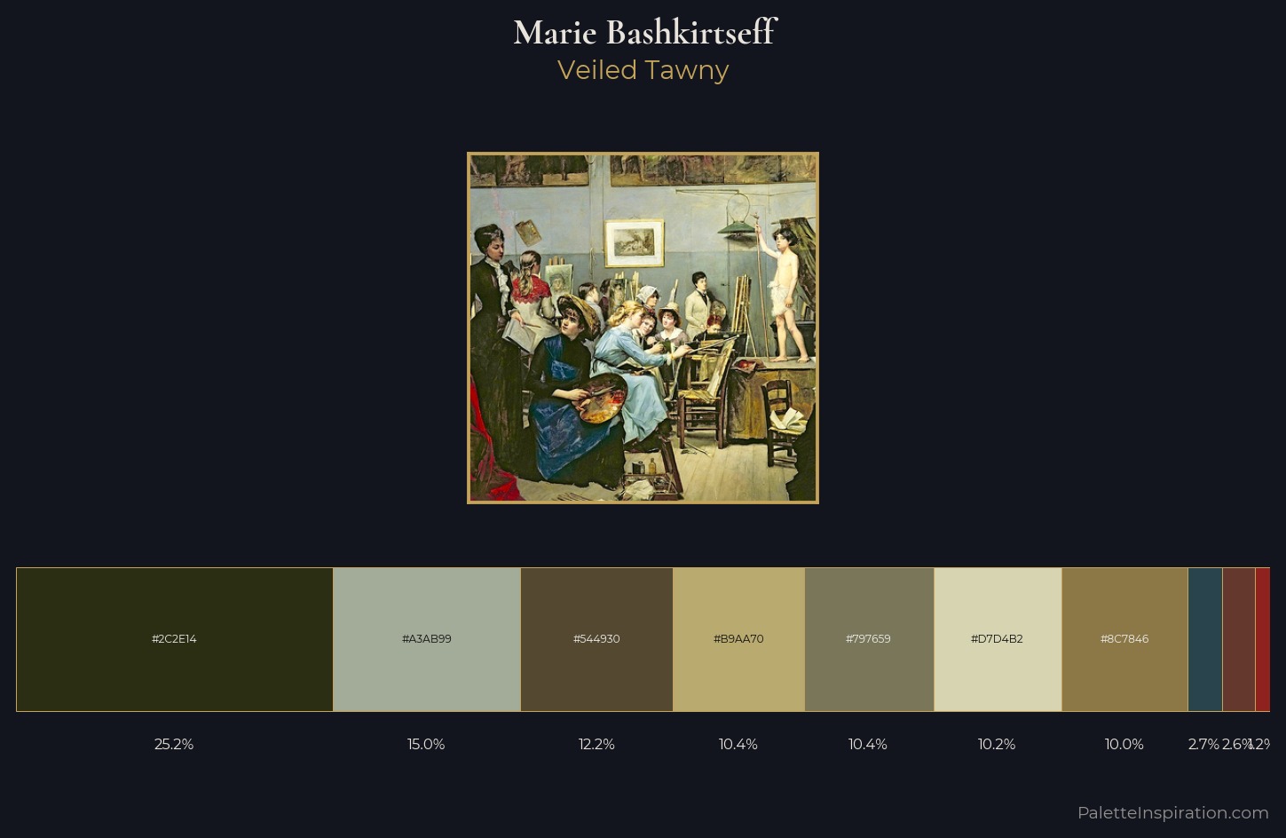 Marie Bashkirtseff Palette 4 — Veiled Tawny