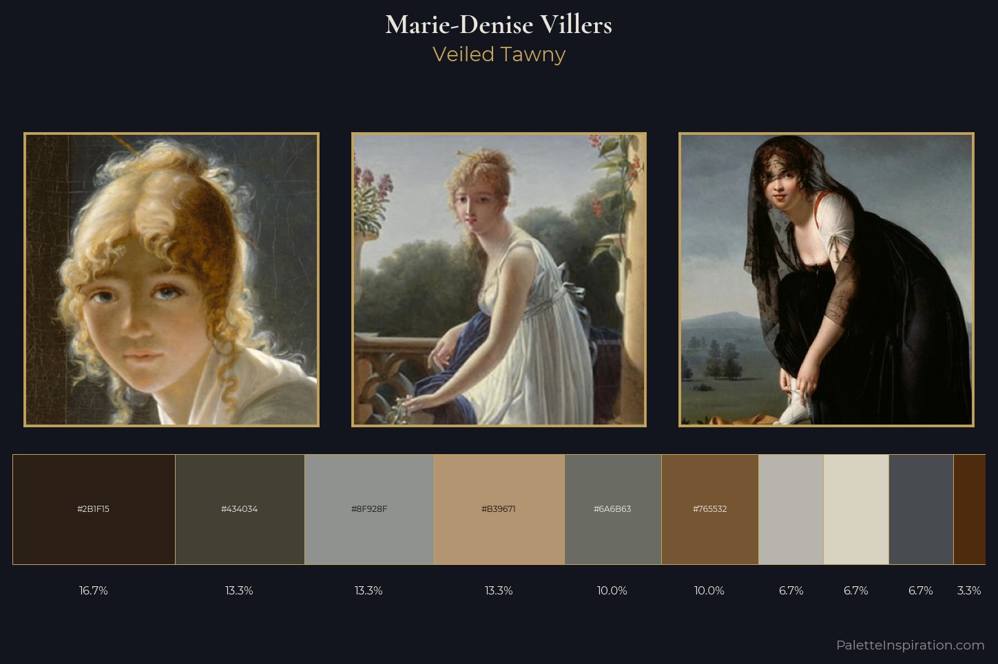 Marie-Denise Villers Master Palette — Veiled Tawny