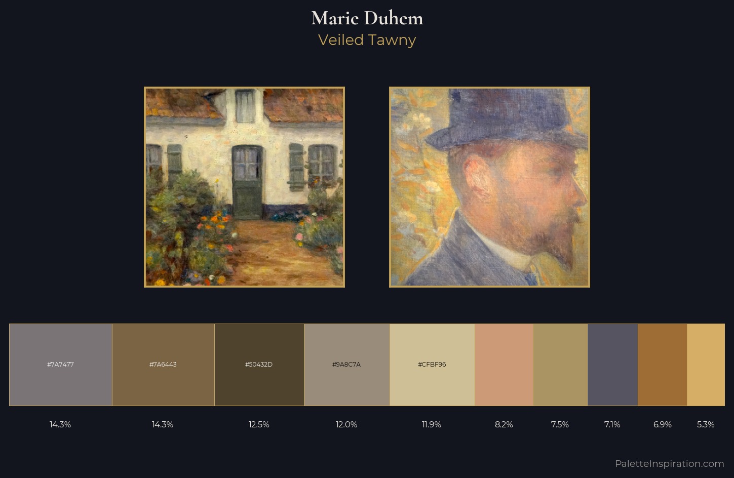 Marie Duhem Palette 3 — Veiled Tawny