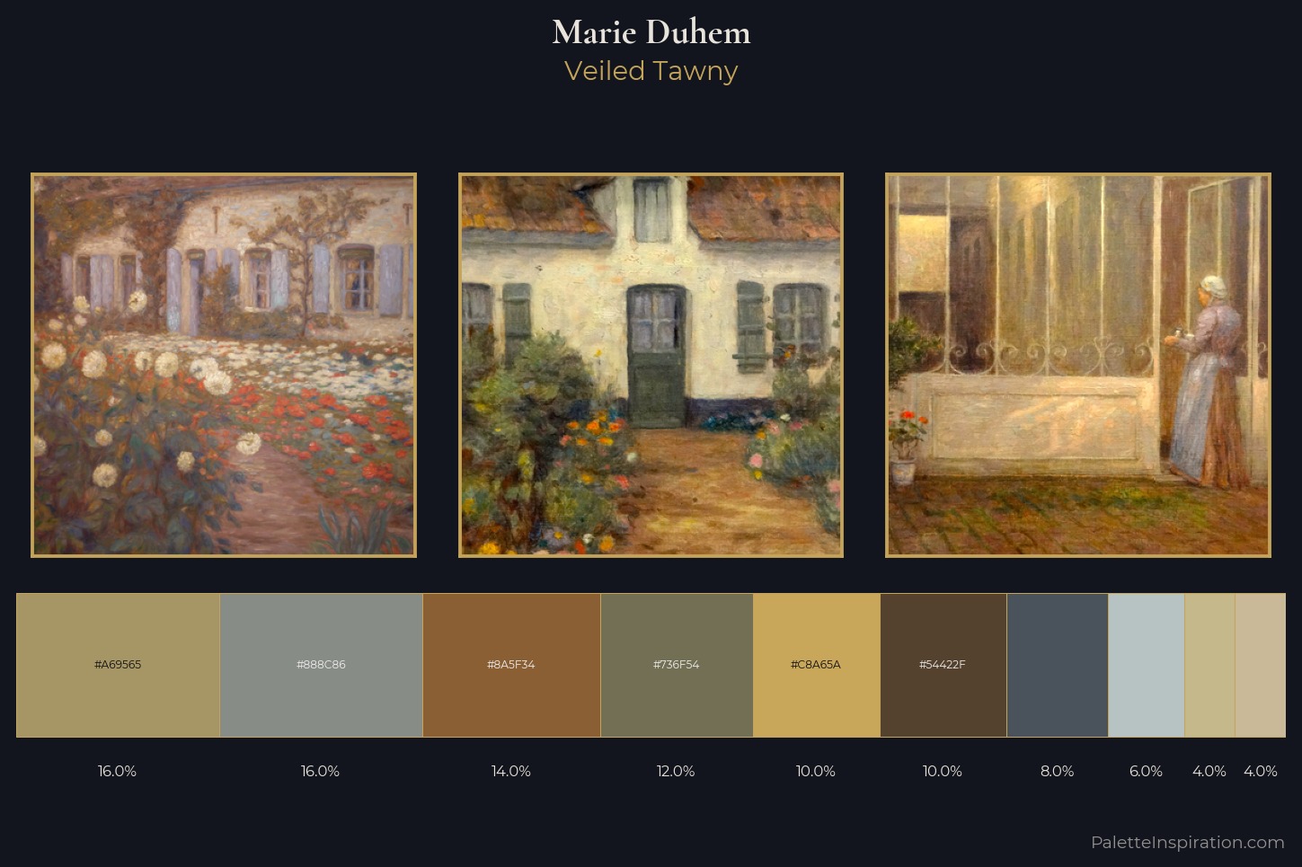 Marie Duhem Master Palette — Veiled Tawny