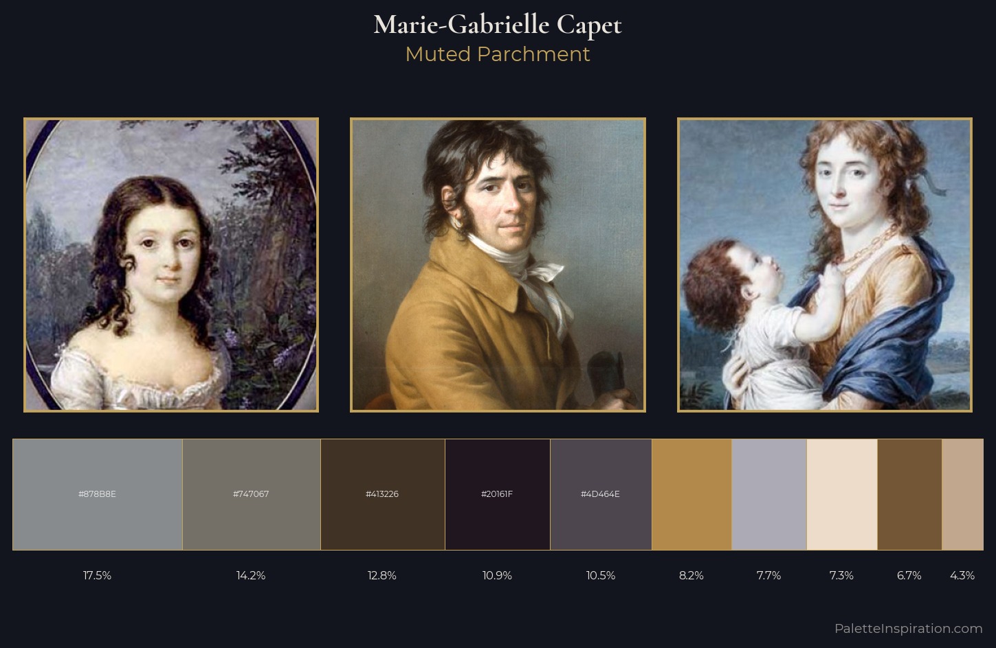 Marie-Gabrielle Capet Palette 1 — Muted Parchment