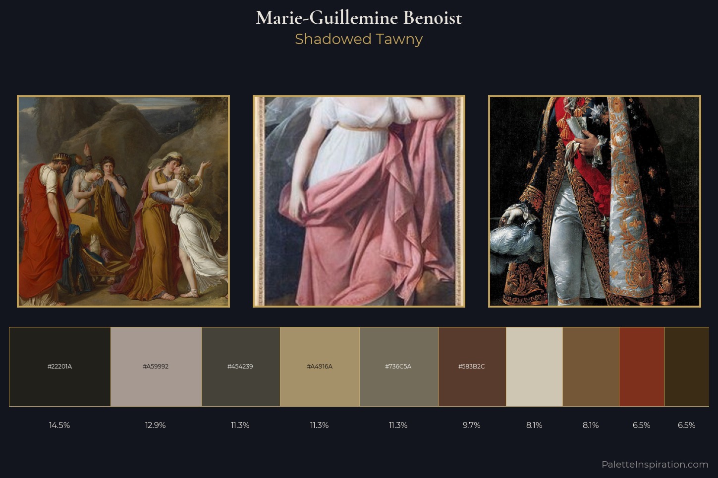 Marie-Guillemine Benoist Master Palette