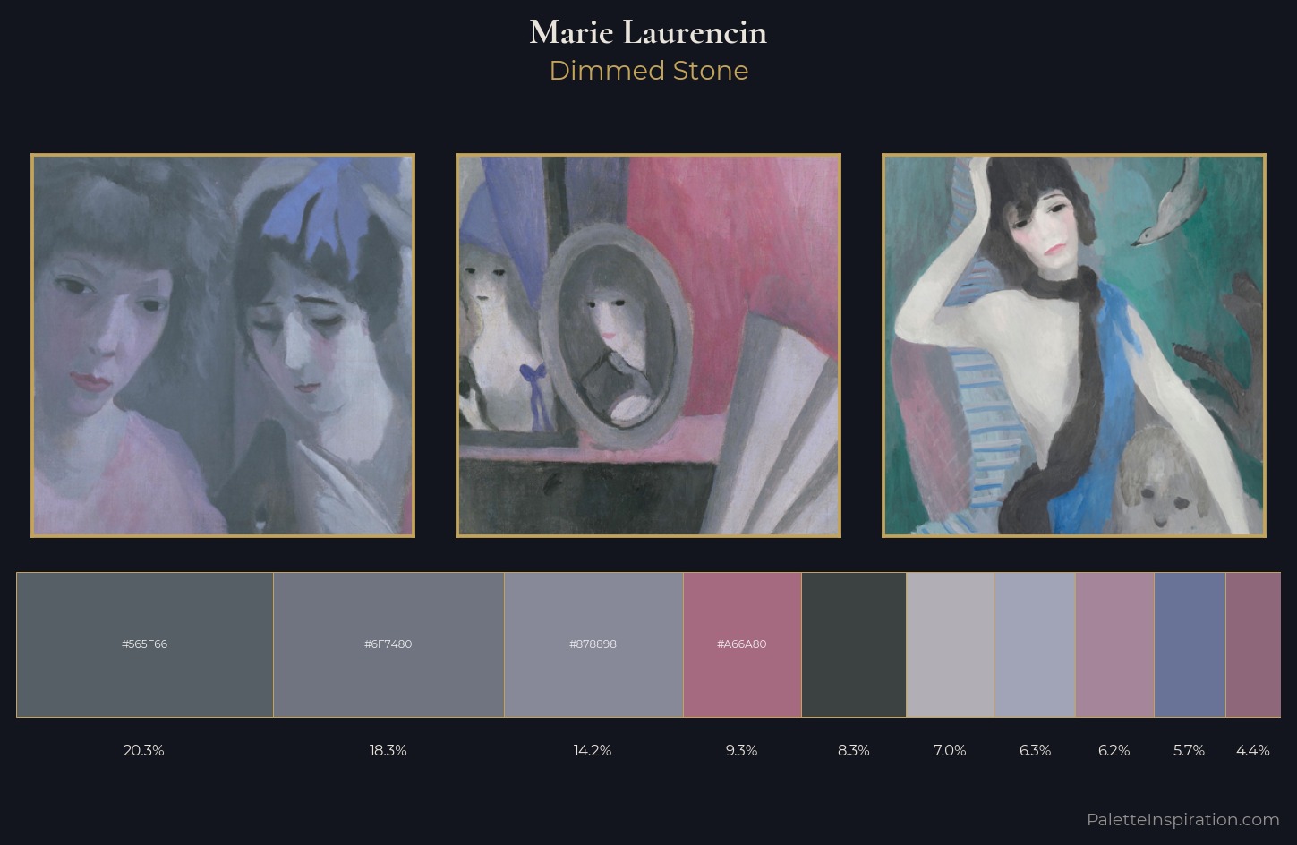 Marie Laurencin Palette 3 — Dimmed Stone