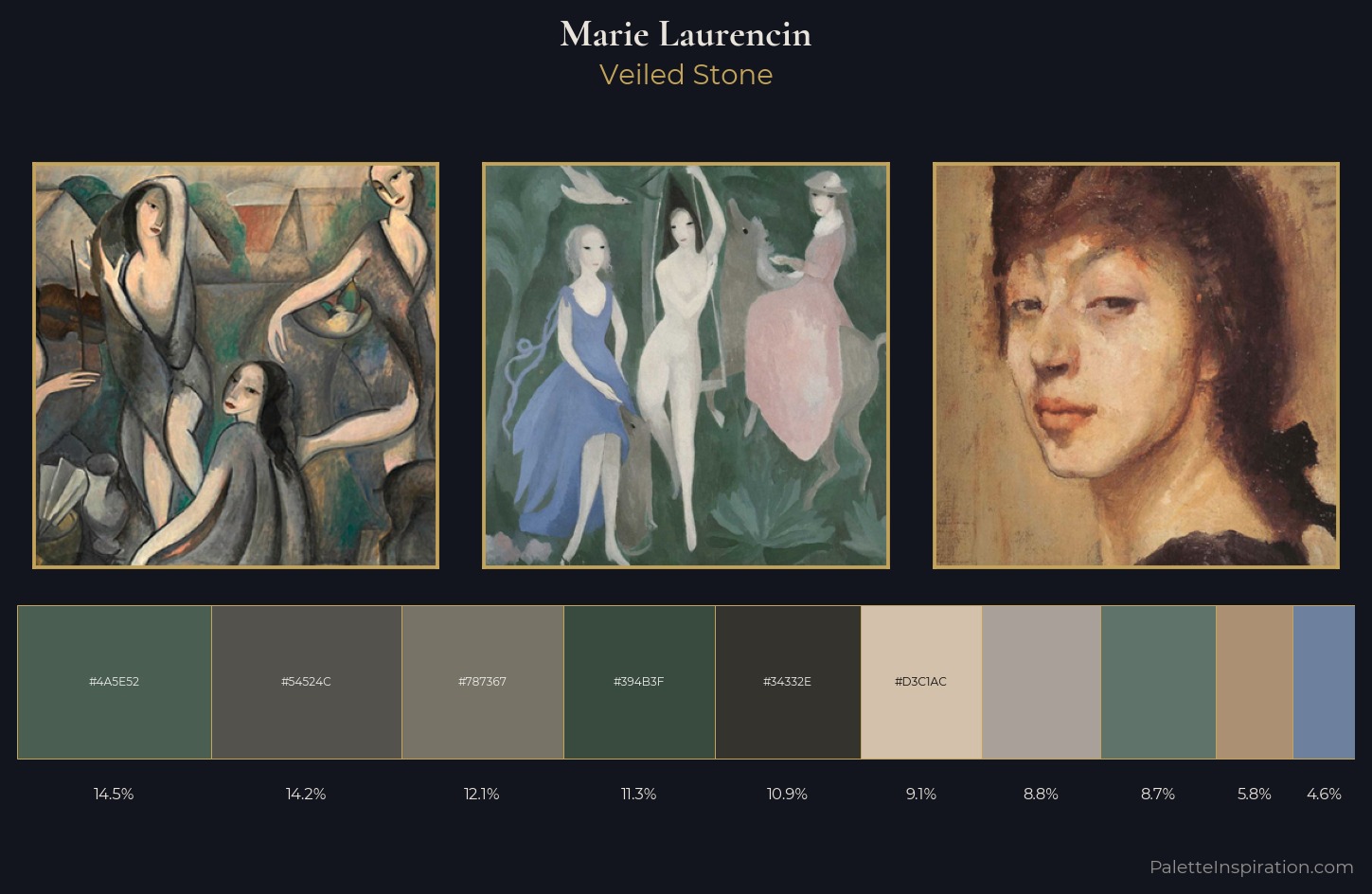 Marie Laurencin Palette 5 — Veiled Stone