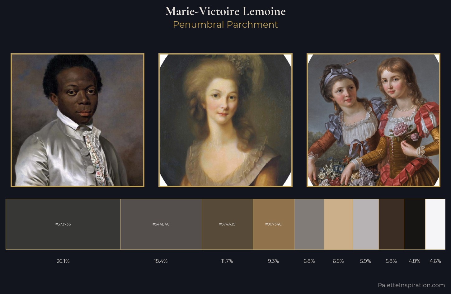 Marie-Victoire Lemoine Palette 2 — Penumbral Parchment