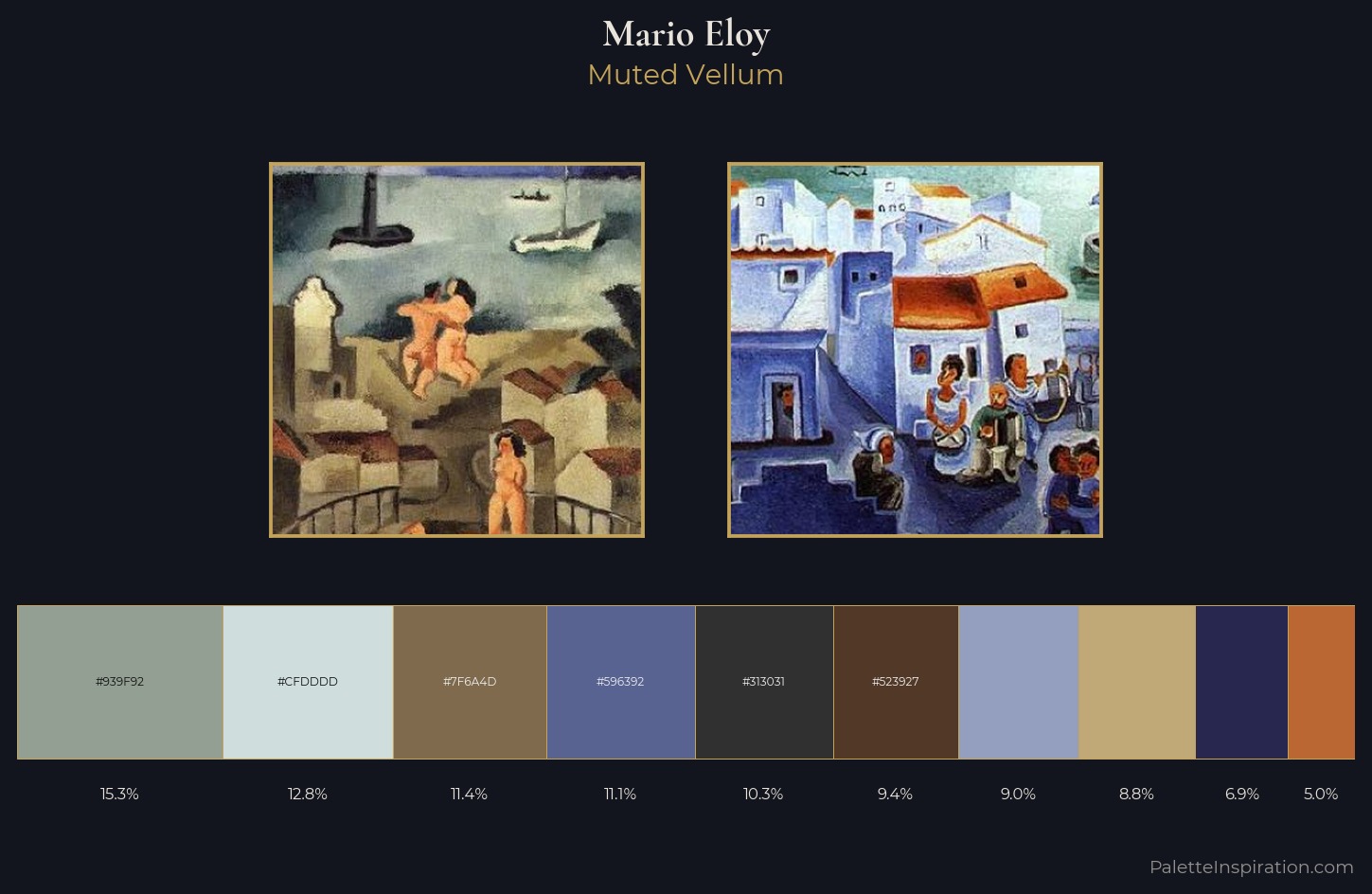 Mario Eloy Palette 3 — Muted Vellum