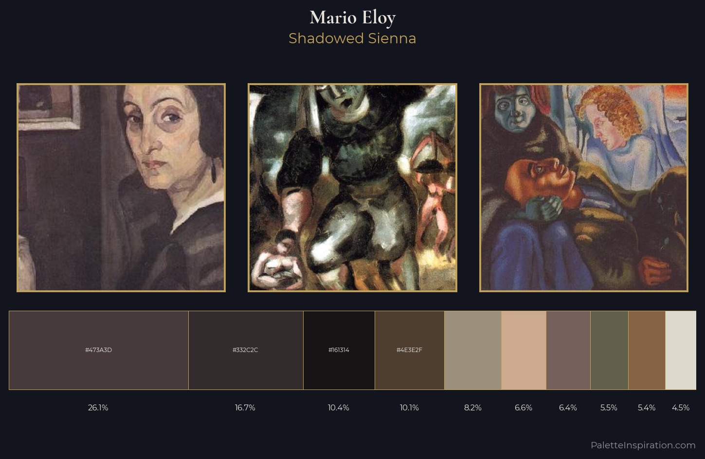 Mario Eloy Palette 5 — Shadowed Sienna