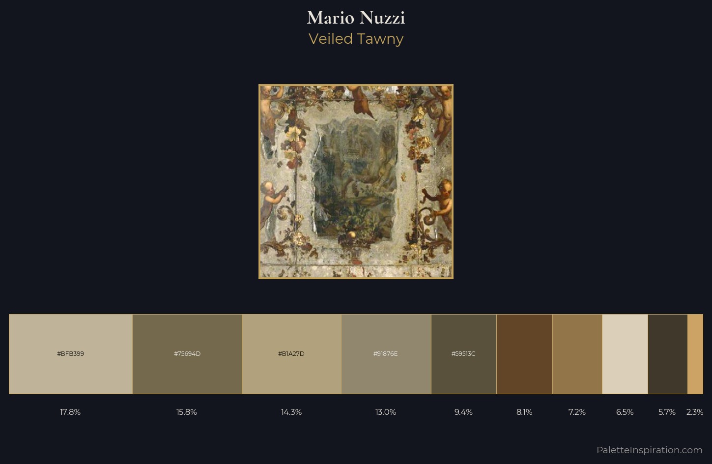 Mario Nuzzi Palette 1 — Veiled Tawny