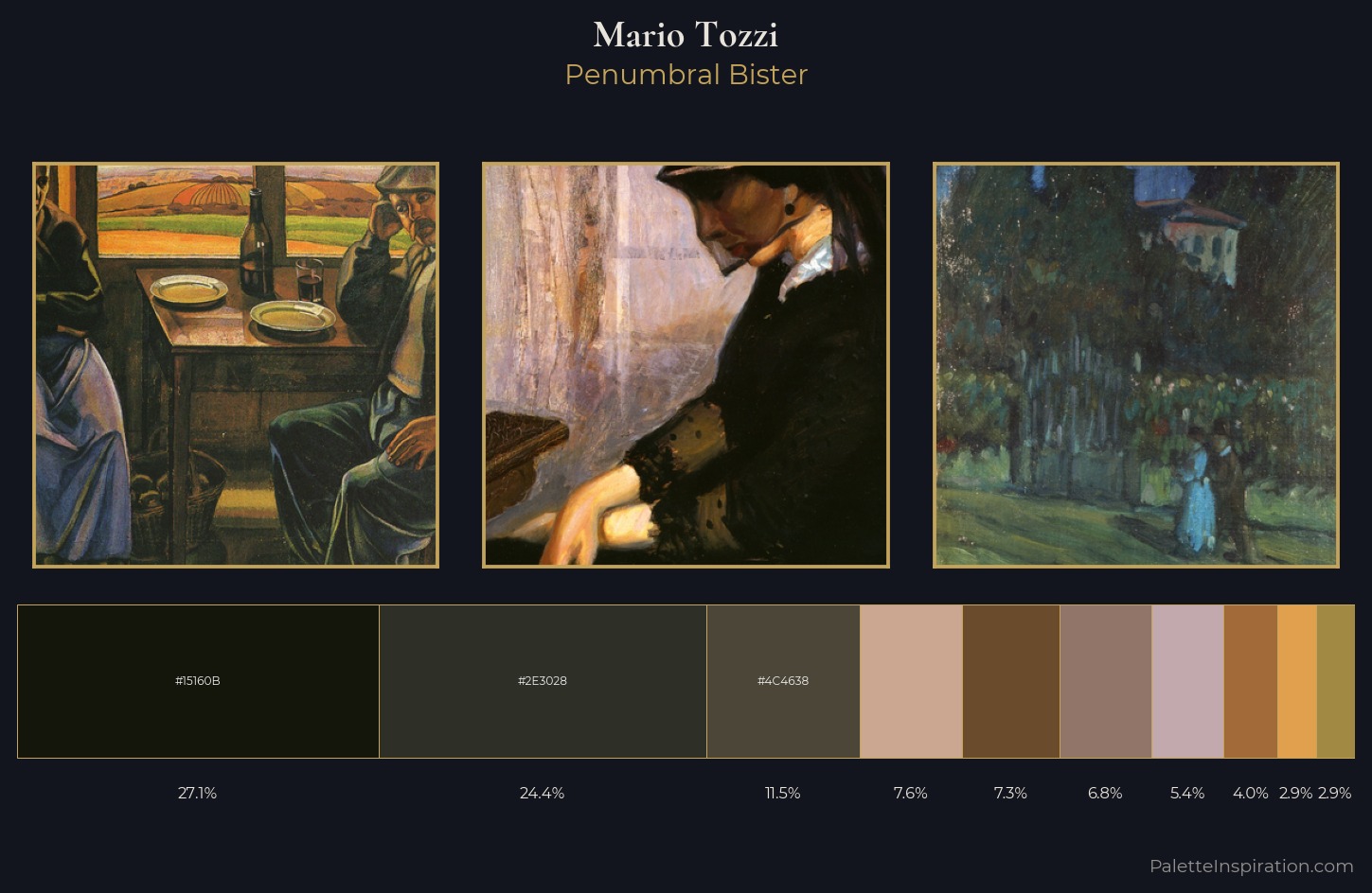 Mario Tozzi Palette 4 — Penumbral Bister