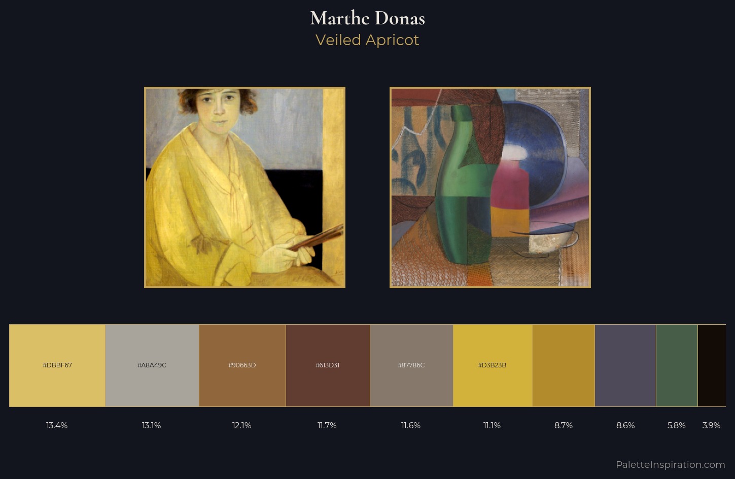 Marthe Donas Palette 1 — Veiled Apricot