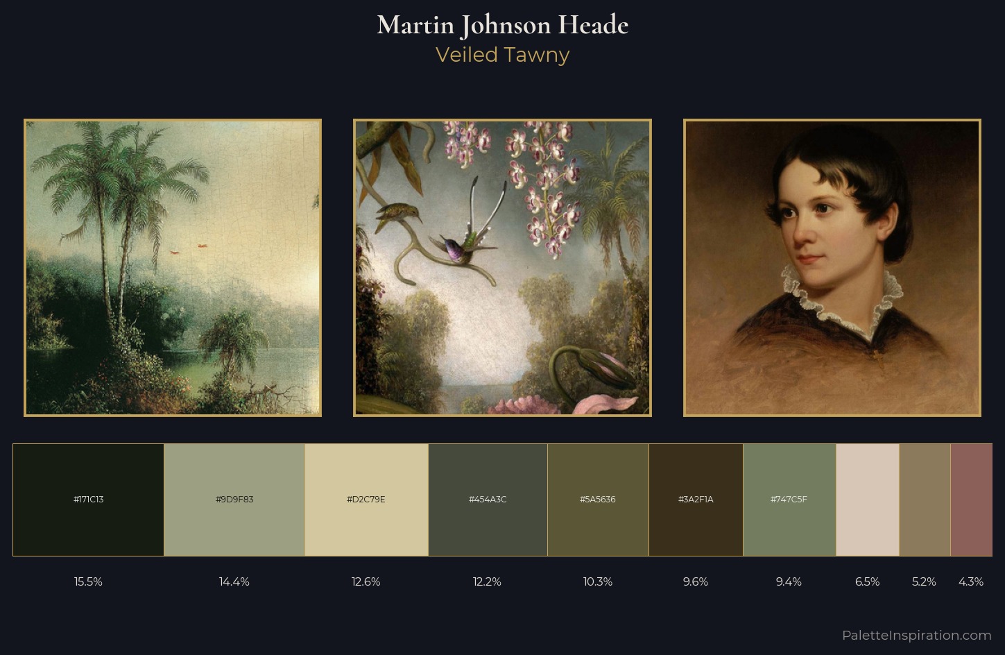 Martin Johnson Heade Palette 4 — Veiled Tawny