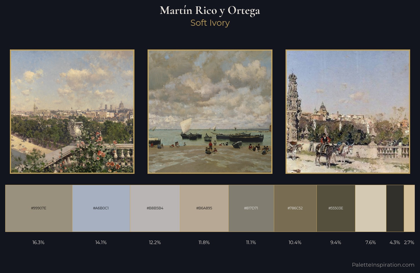 Martín Rico y Ortega Palette 2 — Soft Ivory