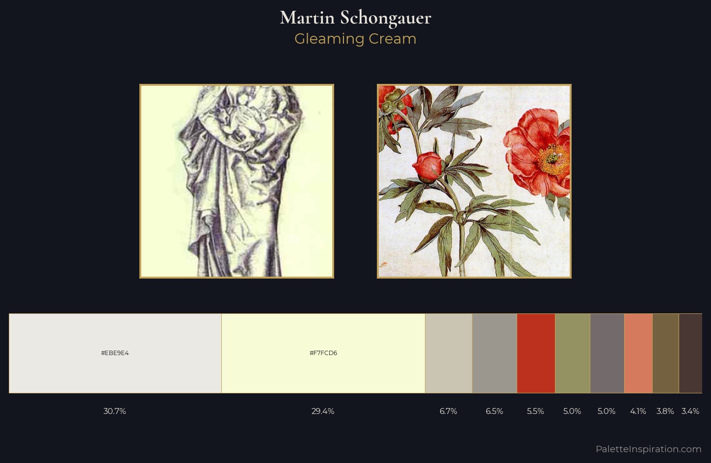 Martin Schongauer Palette 1 — Gleaming Cream