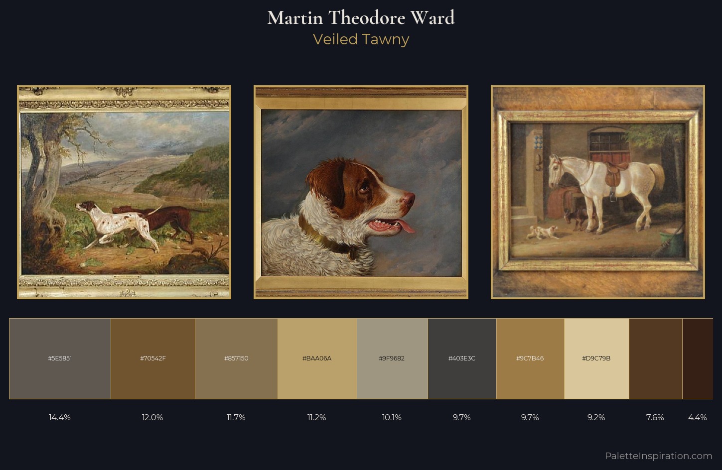 Martin Theodore Ward Palette 1 — Veiled Tawny