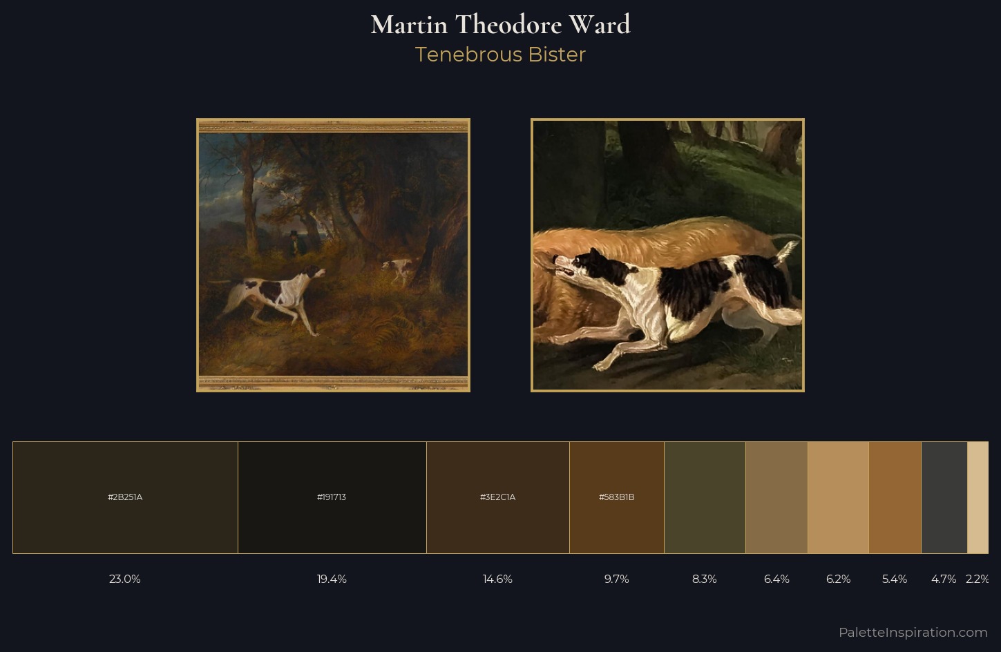 Martin Theodore Ward Palette 4 — Tenebrous Bister