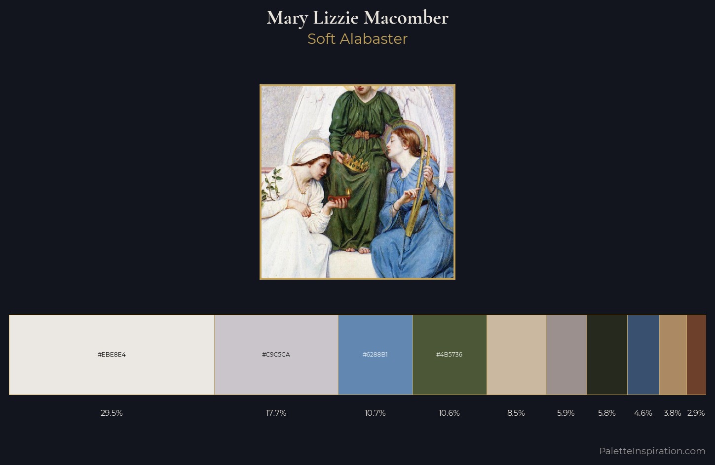 Mary Lizzie Macomber Palette 1 — Soft Alabaster