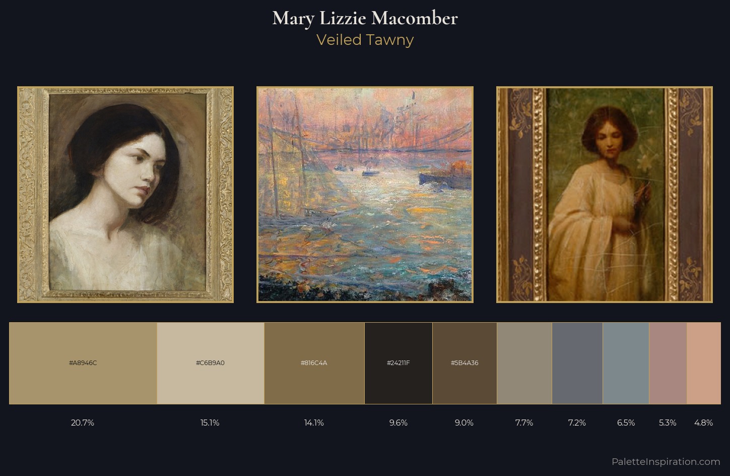 Mary Lizzie Macomber Palette 2 — Veiled Tawny