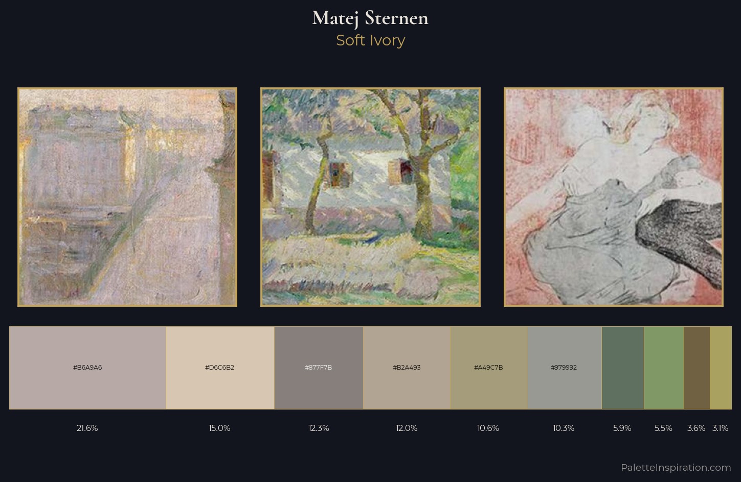 Matej Sternen Palette 2 — Soft Ivory