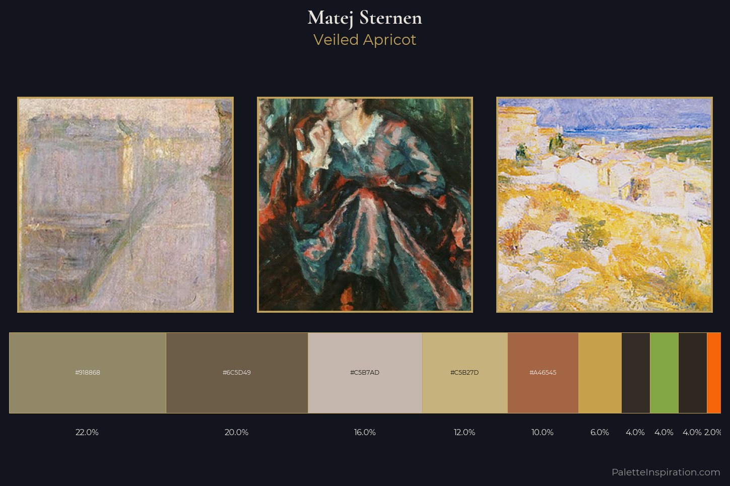 Matej Sternen Master Palette