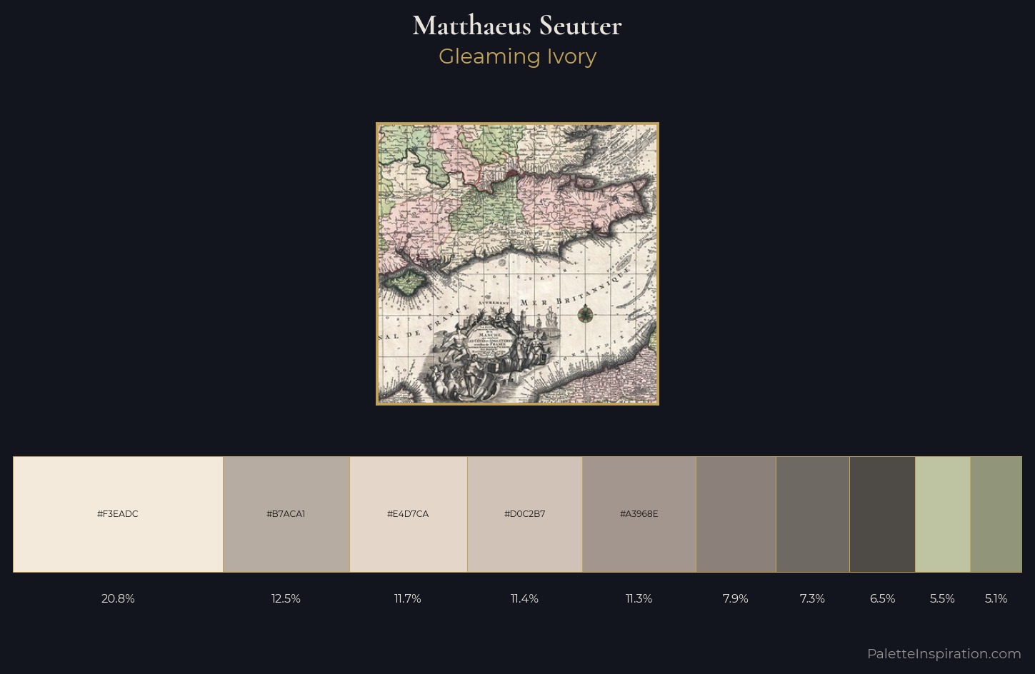 Matthaeus Seutter Palette 2 — Gleaming Ivory