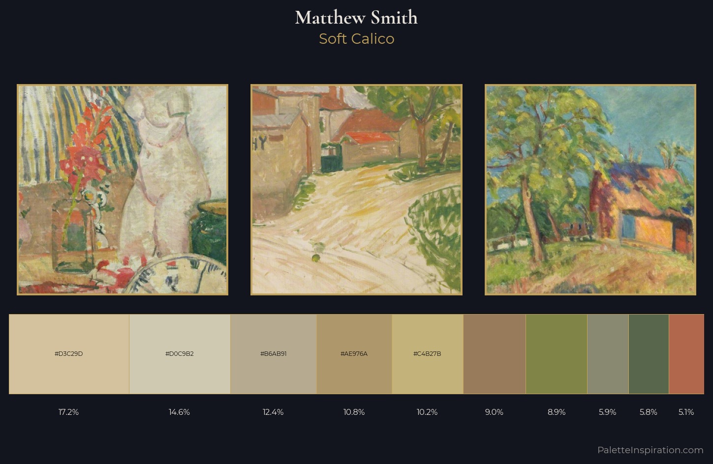 Matthew Smith Palette 2 — Soft Calico