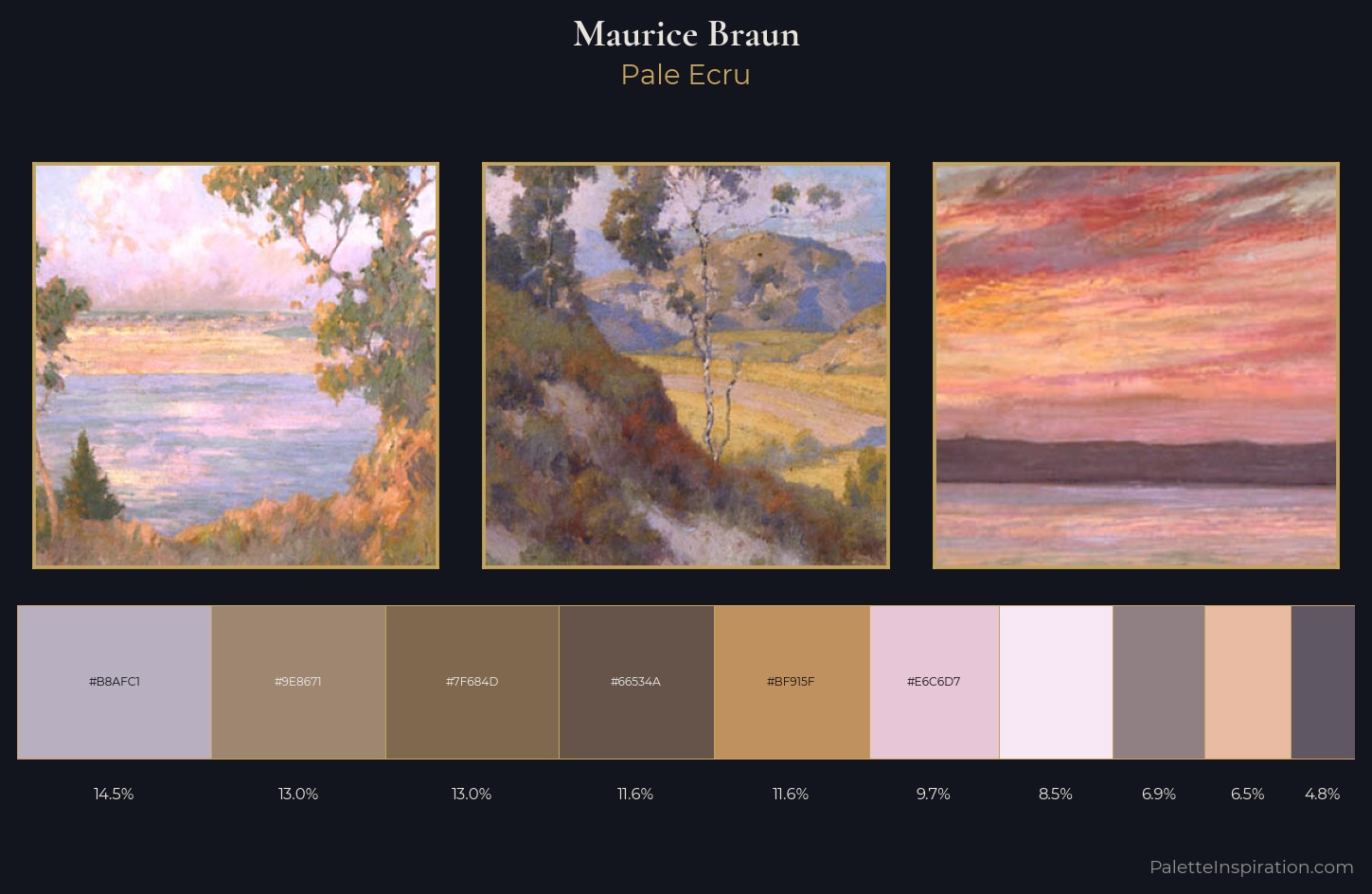 Maurice Braun Palette 3 — Pale Ecru