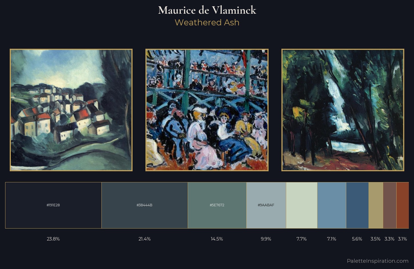 Maurice de Vlaminck Palette 4 — Weathered Ash