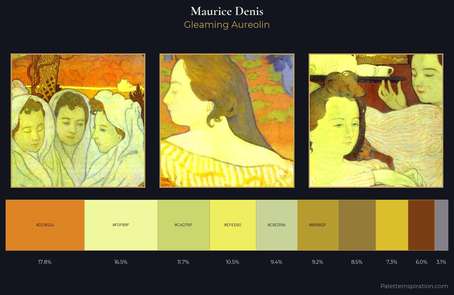 Maurice Denis Palette 1 — Gleaming Aureolin