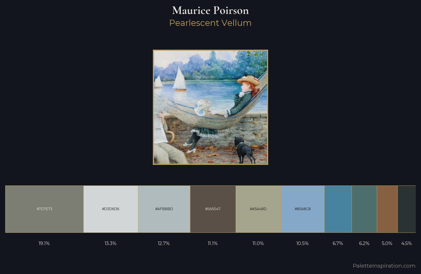Maurice Poirson Palette 1 — Pearlescent Vellum