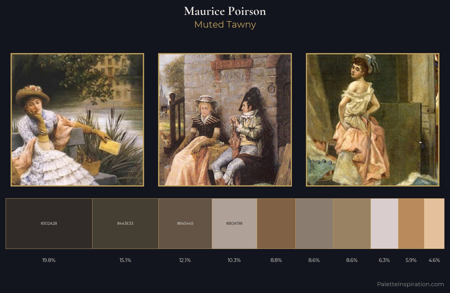 Maurice Poirson Palette 2 — Muted Tawny