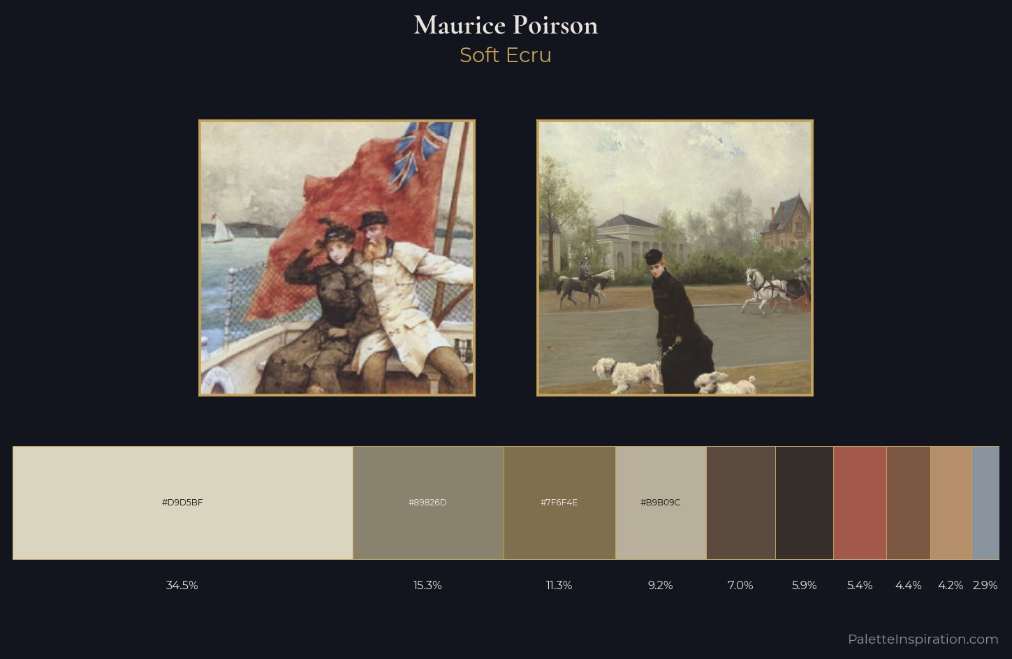 Maurice Poirson Palette 3 — Soft Ecru