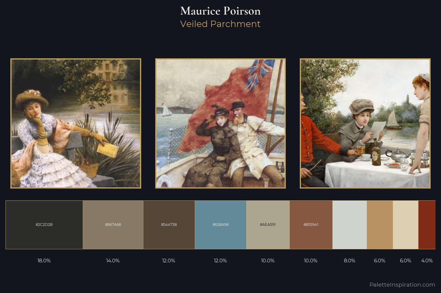 Maurice Poirson Master Palette — Veiled Parchment