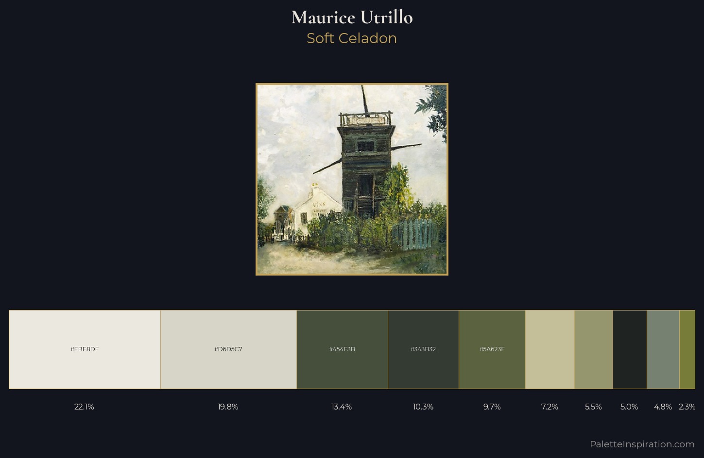 Maurice Utrillo Palette 2 — Soft Celadon