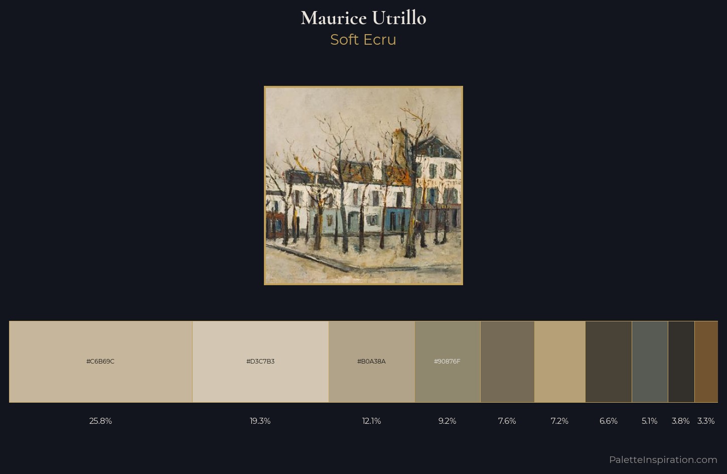 Maurice Utrillo Palette 3 — Soft Ecru