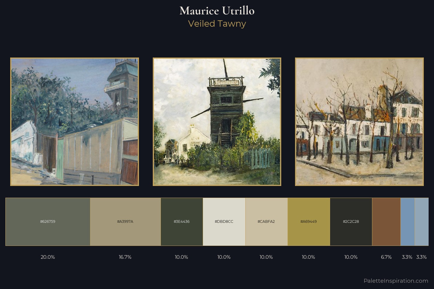 Maurice Utrillo Master Palette — Veiled Tawny