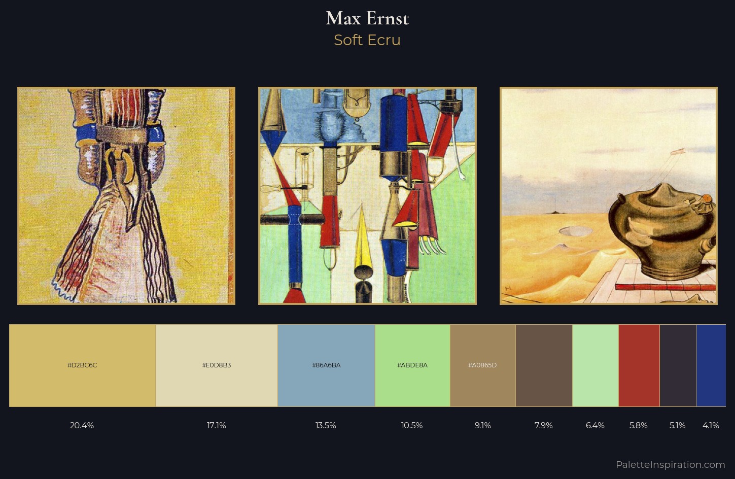 Max Ernst Palette 2 — Soft Ecru