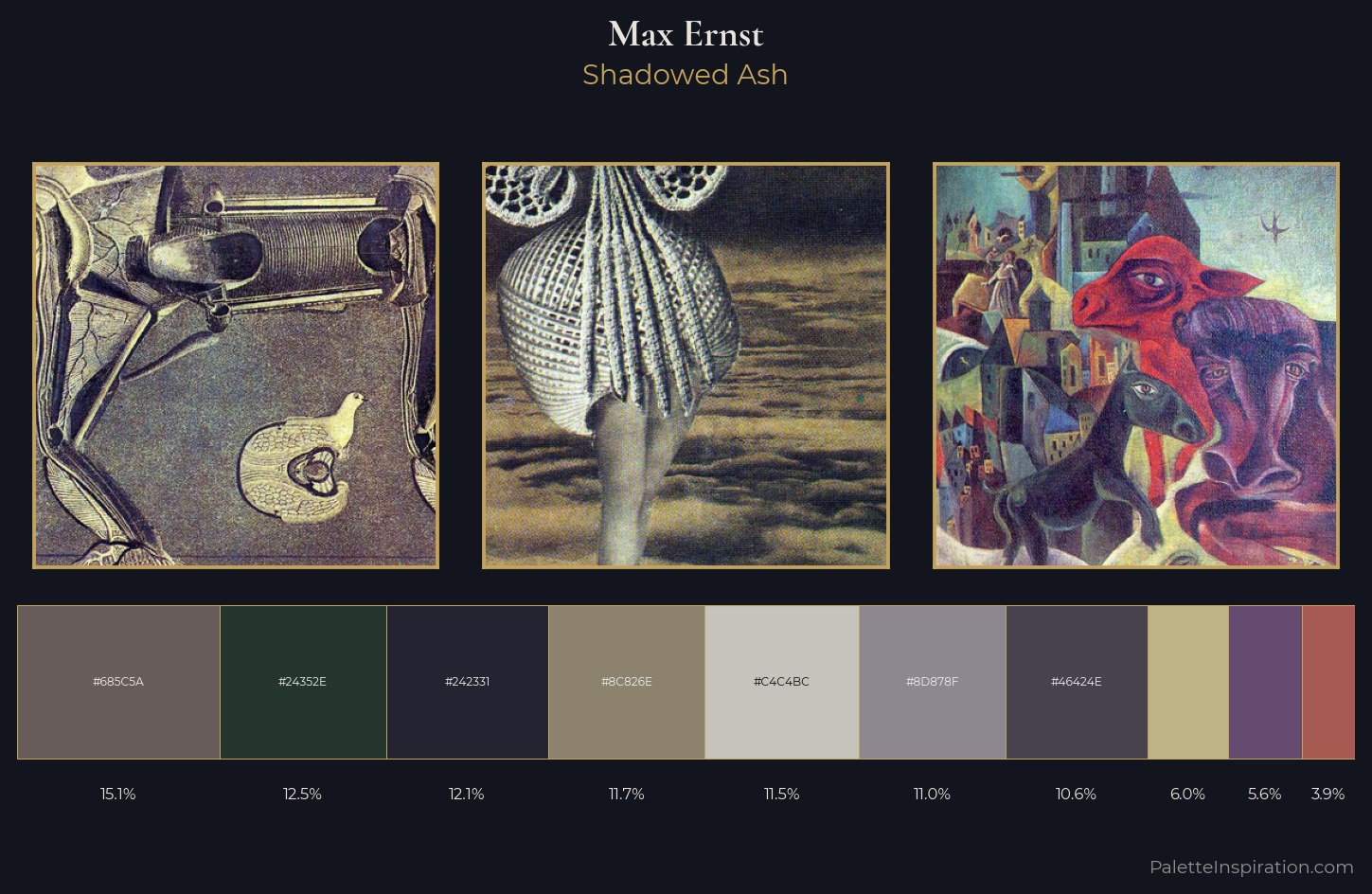 Max Ernst Palette 9 — Shadowed Ash
